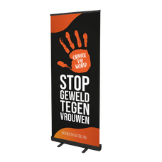 Orange the World banner - black