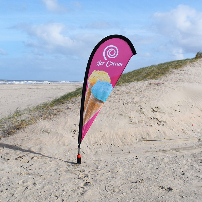 Beach flag Drop Medium