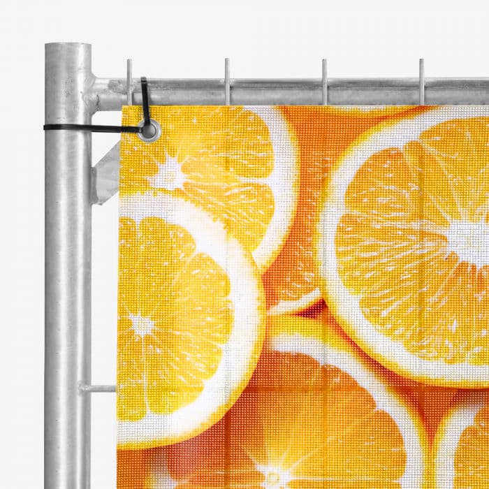 Construction fence cloths