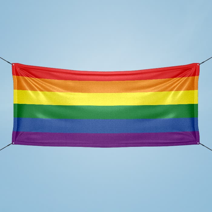 Rainbow banner