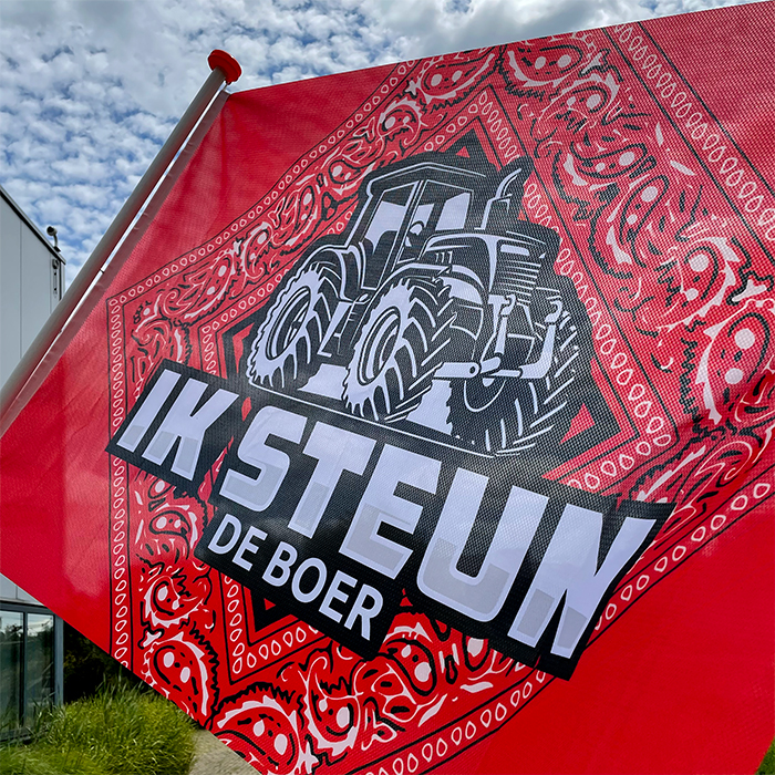Farmer's handkerchief flag