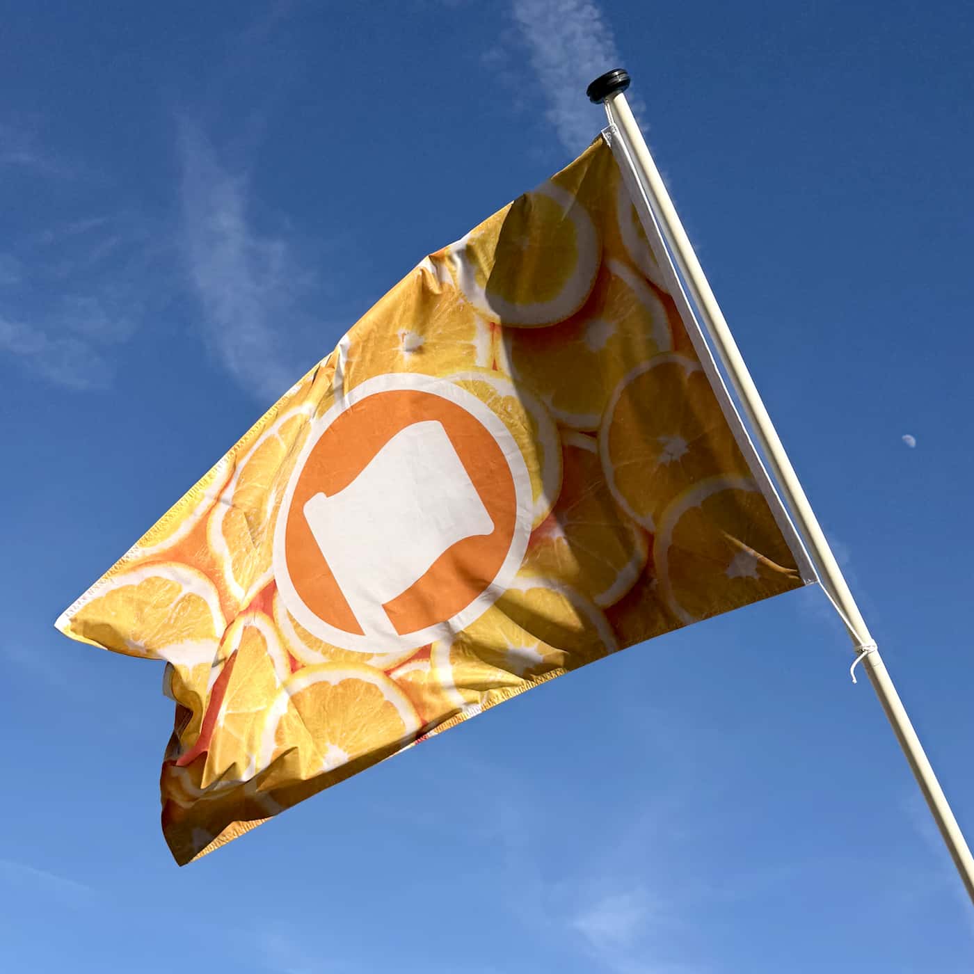 Flag own size double sided