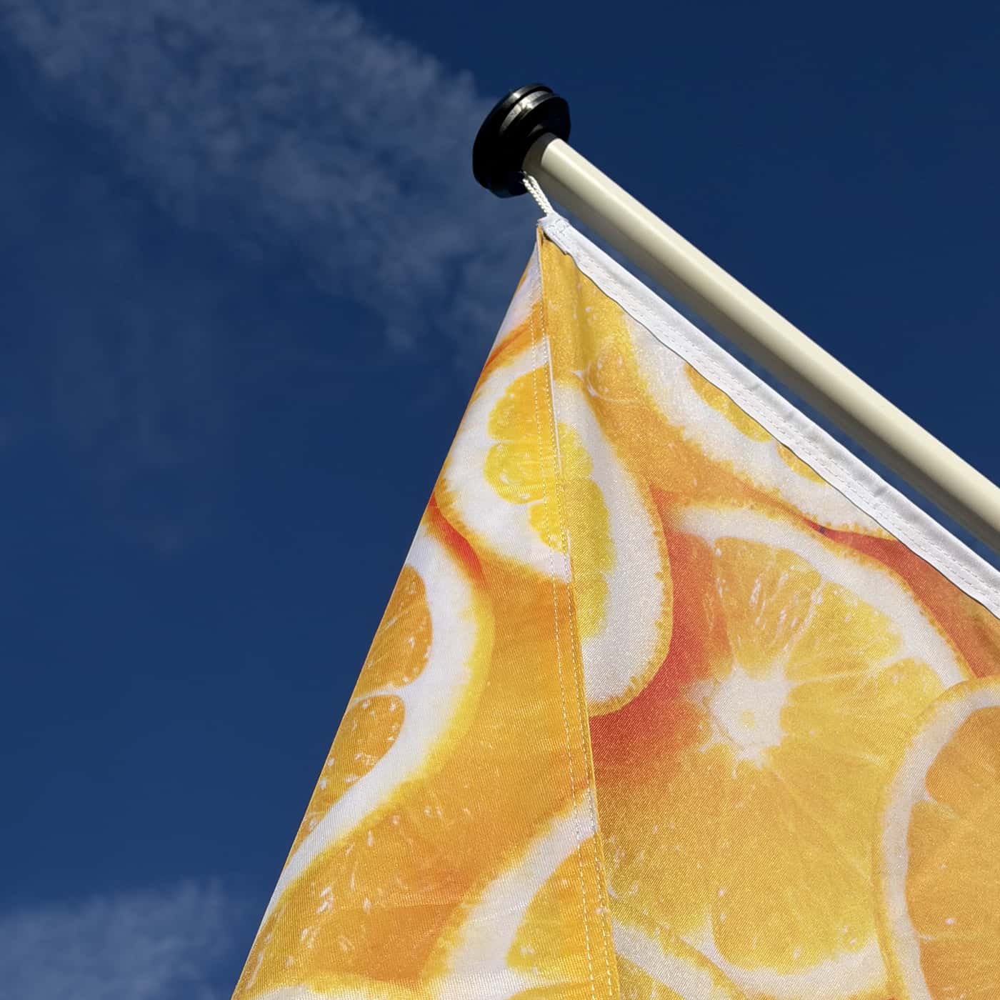 Flag own size double sided