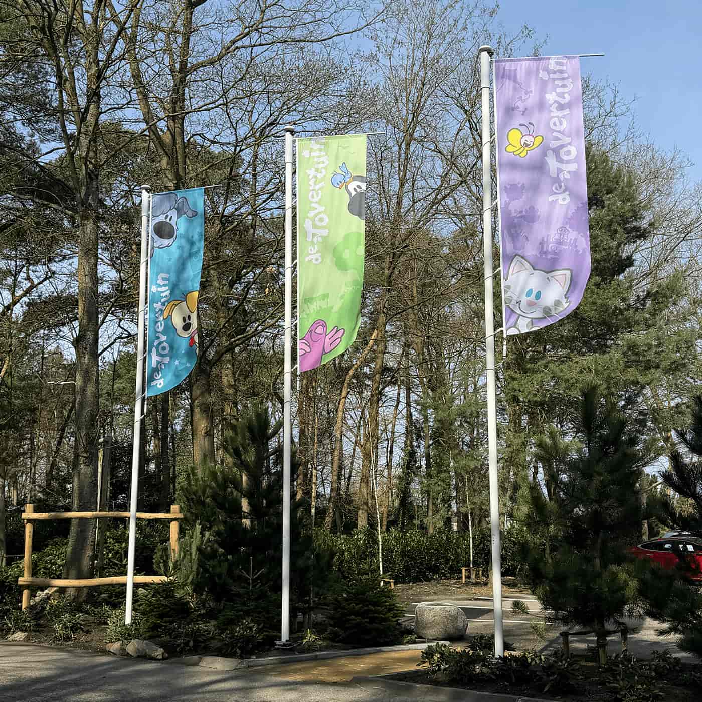 Banner mast EasyLift
